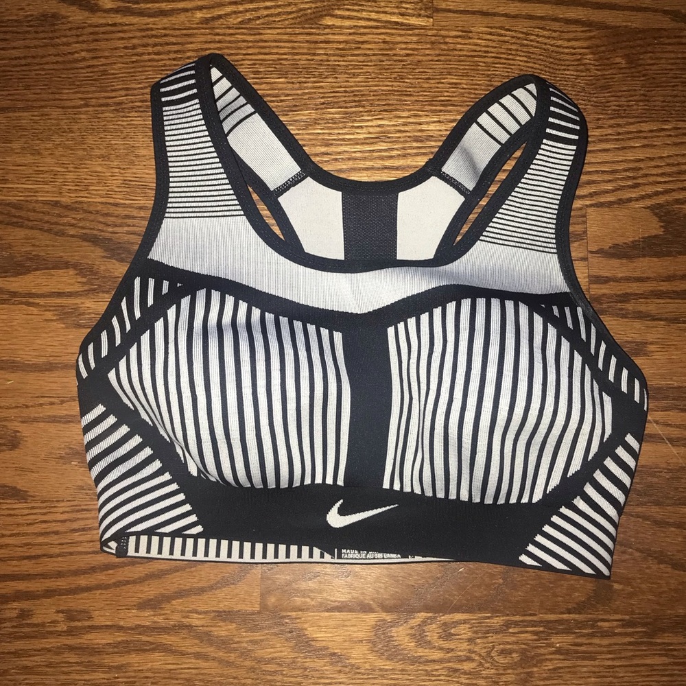 Nike Striped sports bra